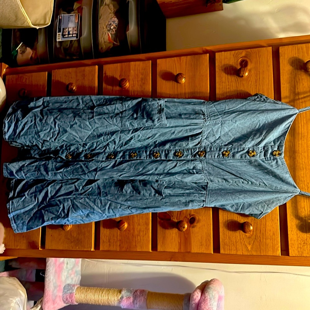 Faux Jean dress